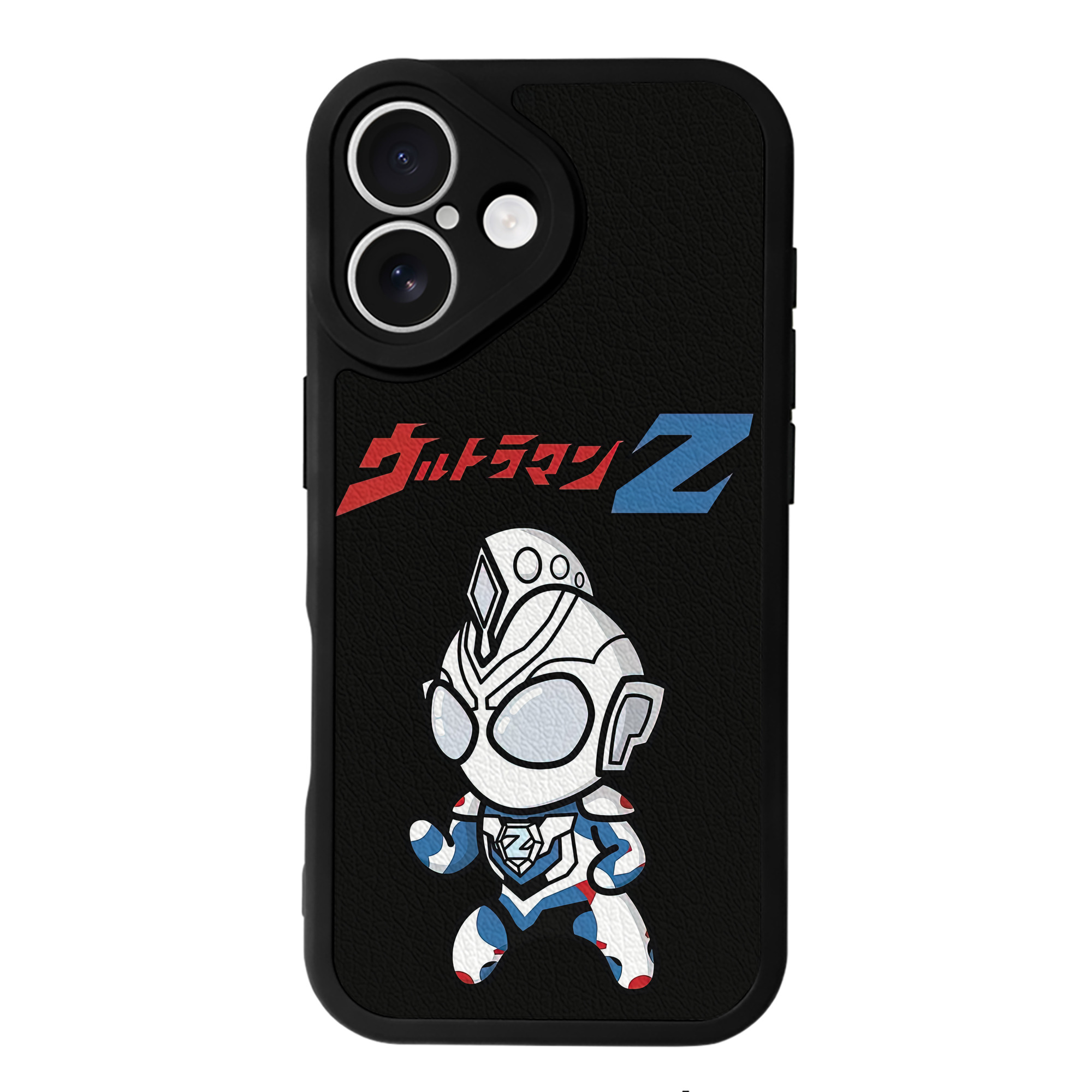 （画像用） ウルトラマン Ultraman 【iPhone 16シリーズ対応】シリコンスマホケース（レザー調） 材質：シリコン